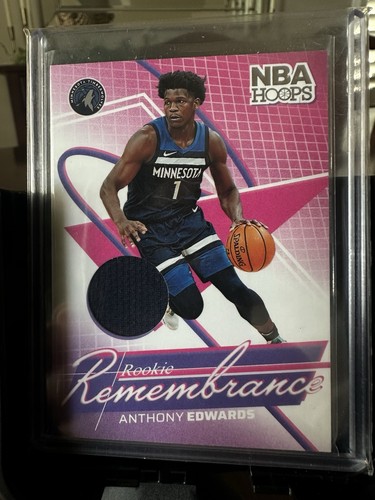 Panini 2024-25 NBA Hoops Anthony Edwards Rookie Remembrance RR-AET Patch