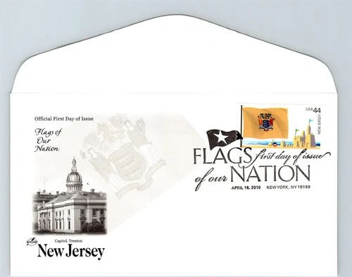 S05-9610, FLAGS OF OUR NATION, NEW JERSEY, ARTCARFT FIRST DAY COVER
