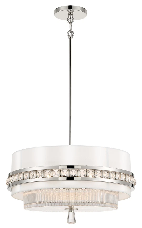 Colgante Metropolitan N7383 Sutton 3 luces 19" W - níquel Foto 2 de 4