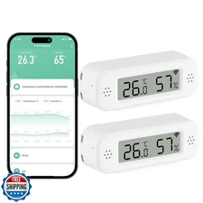 eMylo WiFi Thermometer Hygrometer Sensor, Smart Wireless Indoor T