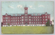 St Louis Missouri, St Anthony Hospital, Vintage Postcard