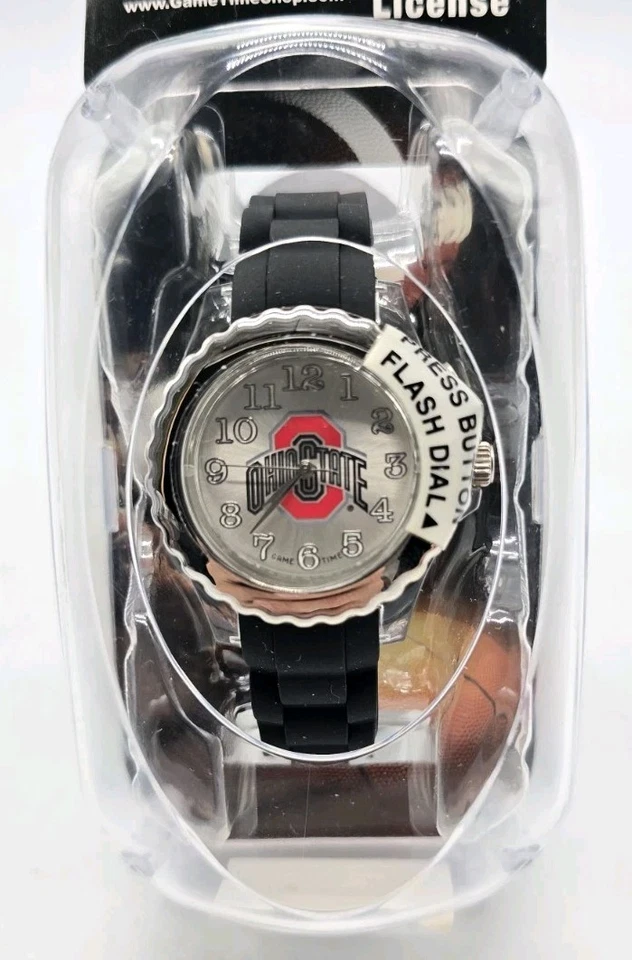 Reloj Movimiento NCAA Game Time OHIO STATE BUCKEYES Juventud/Mujer Japón Nuevo en Caja Foto 3 de 4