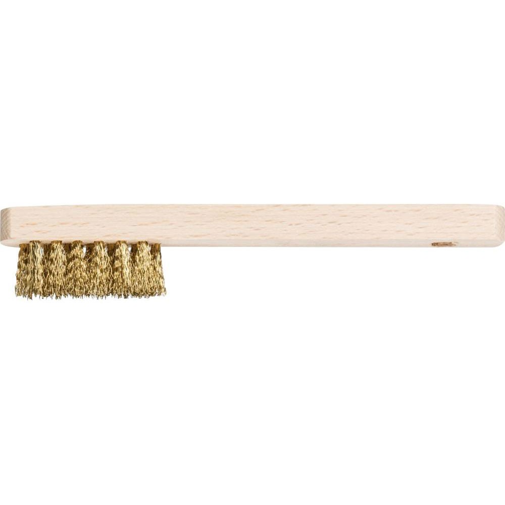 PFERD Wire Brush set Brass 145mm 10 pcs for spark plug cleaning