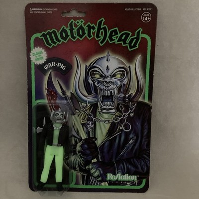 Motorhead ReAction Figure Warpig Glow in the Dark Collectible New in Packaging.