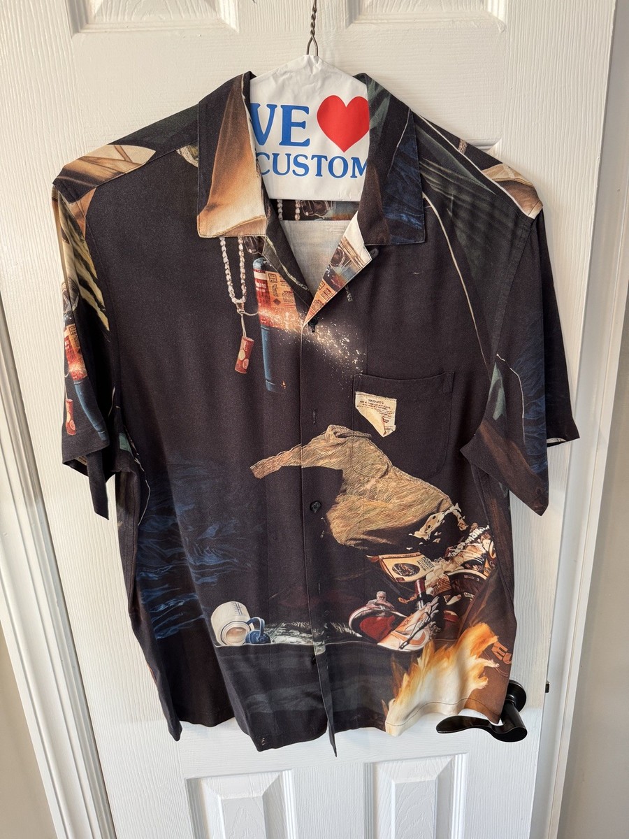 Supreme Firecracker Rayon Shirt サイズM Supreme Firecracker Rayon