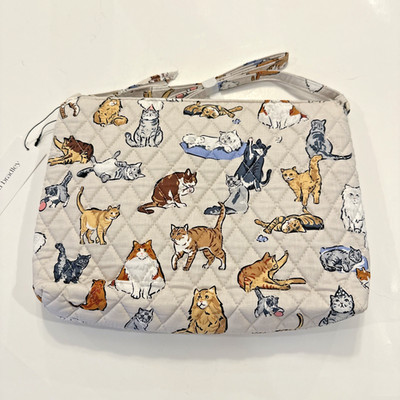 NWT Vera Bradley Large Hipster A Cat's Life NEW Purse Bag Crossbody Kitty