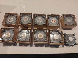 BULK (13) LGA115x Intel Stock Heatsinks [x10 Е97378-001 x3 Е97379-003 ]