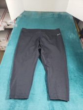 Image of Calvin Klein Performace Activewear Pants Size 2X Women Black Athletic Tights NWT
