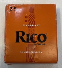 Rico by D'Addario Bb Clarinet Reeds IOB
