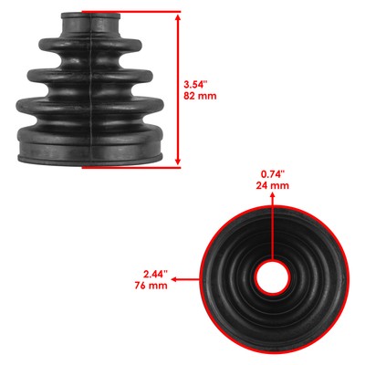 Rear Outer CV Boots Kit – For Honda Pioneer 500 SKS500M / SKS50M2 (2015-2021)