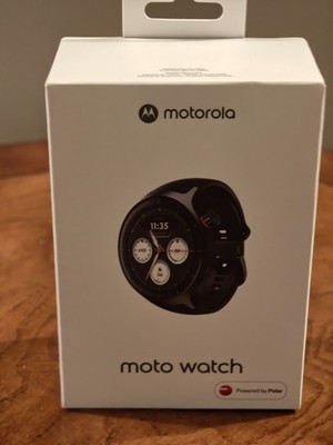 New *Factory Sealed* Moto Watch 2026 XT2547-2 Smartwatch Volcanic Ash Silicone