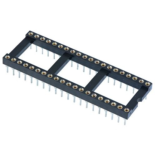 5 x 40 Pin DIP/DIL Turned pin IC Socket Connector 0.6" Pitch