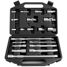 20-Piece Extension Bar Set, 1/4, 3/8 and 1/2 Drive Socket Extension Set