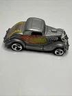 Vintage 1979 Hot Wheels '34 Ford Coupe Silver Roadster with Flames FAST SHIPPING