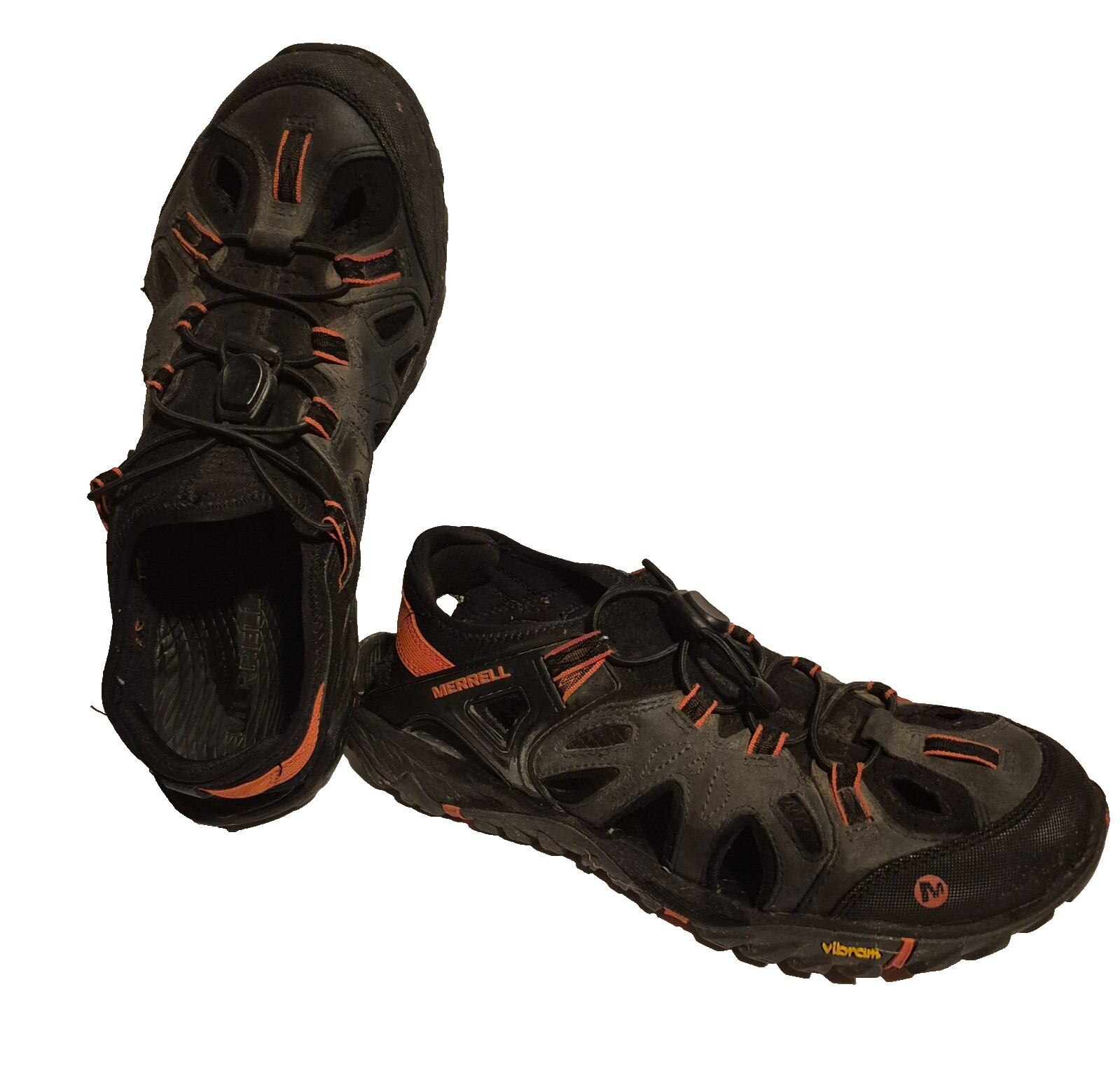 Scarpe da trekking Merrell Vibram Dark Slate da uomo all out trail outdoor taglia 10