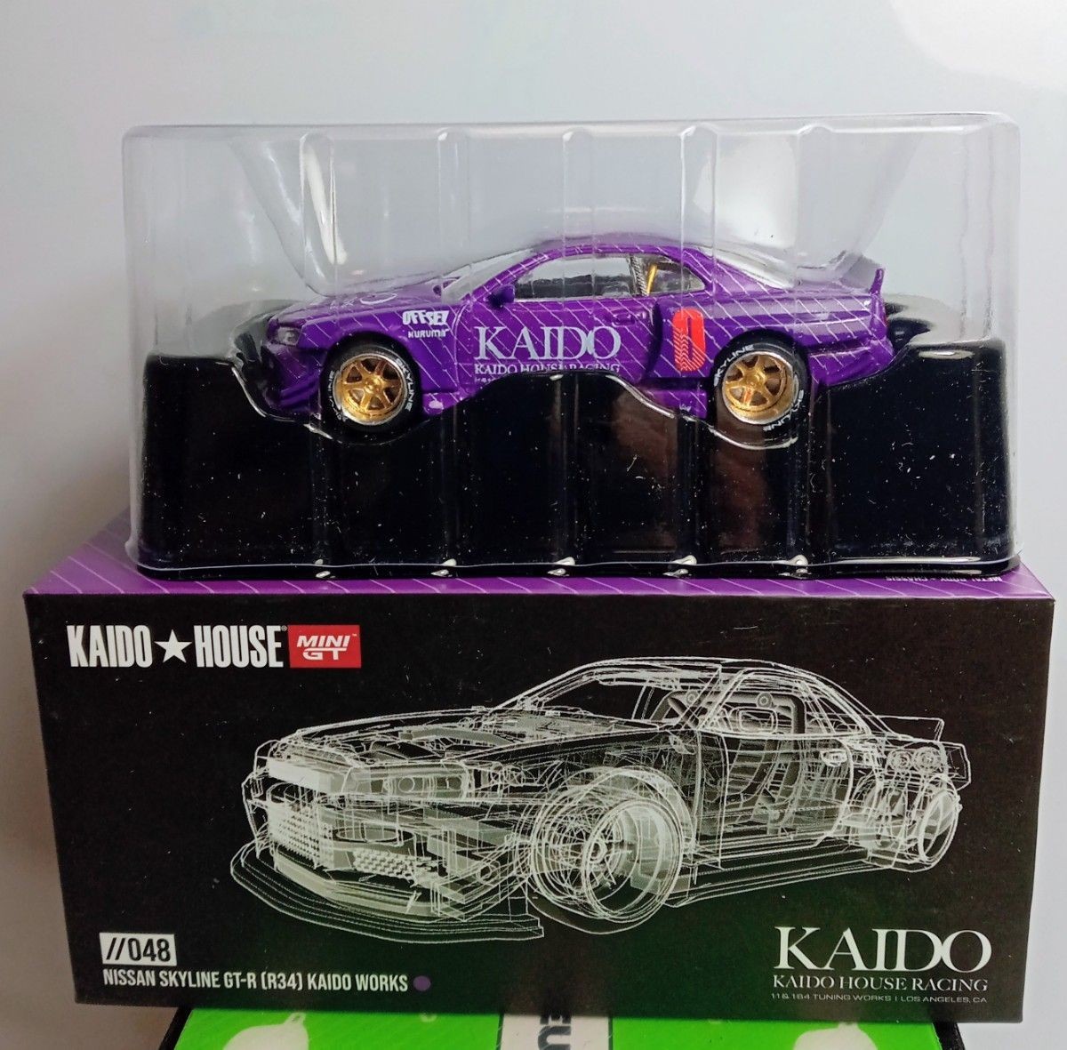 Kaido House MINI GT Nissan Skyline GT-R R34 Osaka Limited 1/64