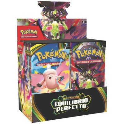 Pokemon Booster Box Perfect Balance Display Meowth Ita Italienisch Sealed