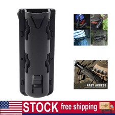 Black Plastic Baton Holder Rotating Telescopic Baton Pouch Expandable Holster