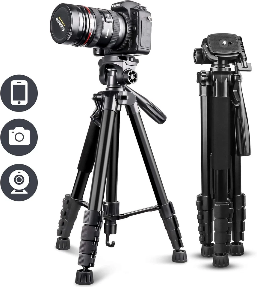 67” Tripod with 360° Phone Holder & Remote – Perfect for Creators & Adventurers - Image 3 of 4