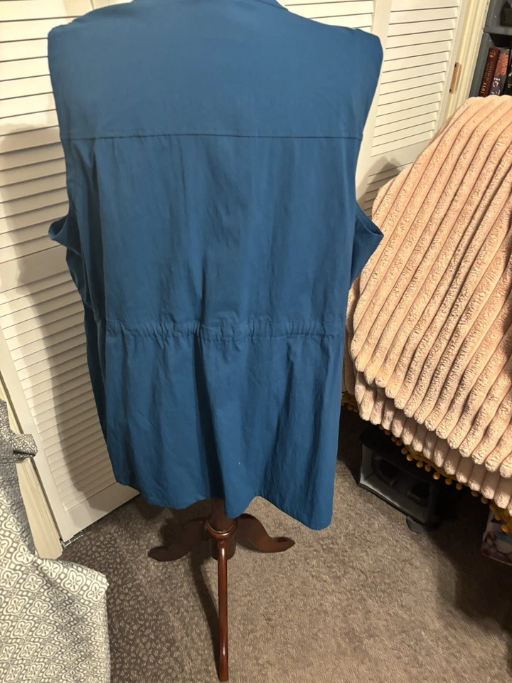 Chaleco activo Torrid Happy Camper Ripstop azul talla grande 3 nuevo con etiquetas exterior Gorpcore Foto 4 de 4
