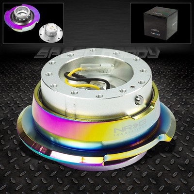 Nrg Quick Release Price UNIVERSAL NRG STEERING WHEEL SHORT 6-HOLE GEN 2.0 QUICK RELEASE ADAPTOR BLACK | Orfeó Universitari De València Amortiguador De Direccion - Foto 3