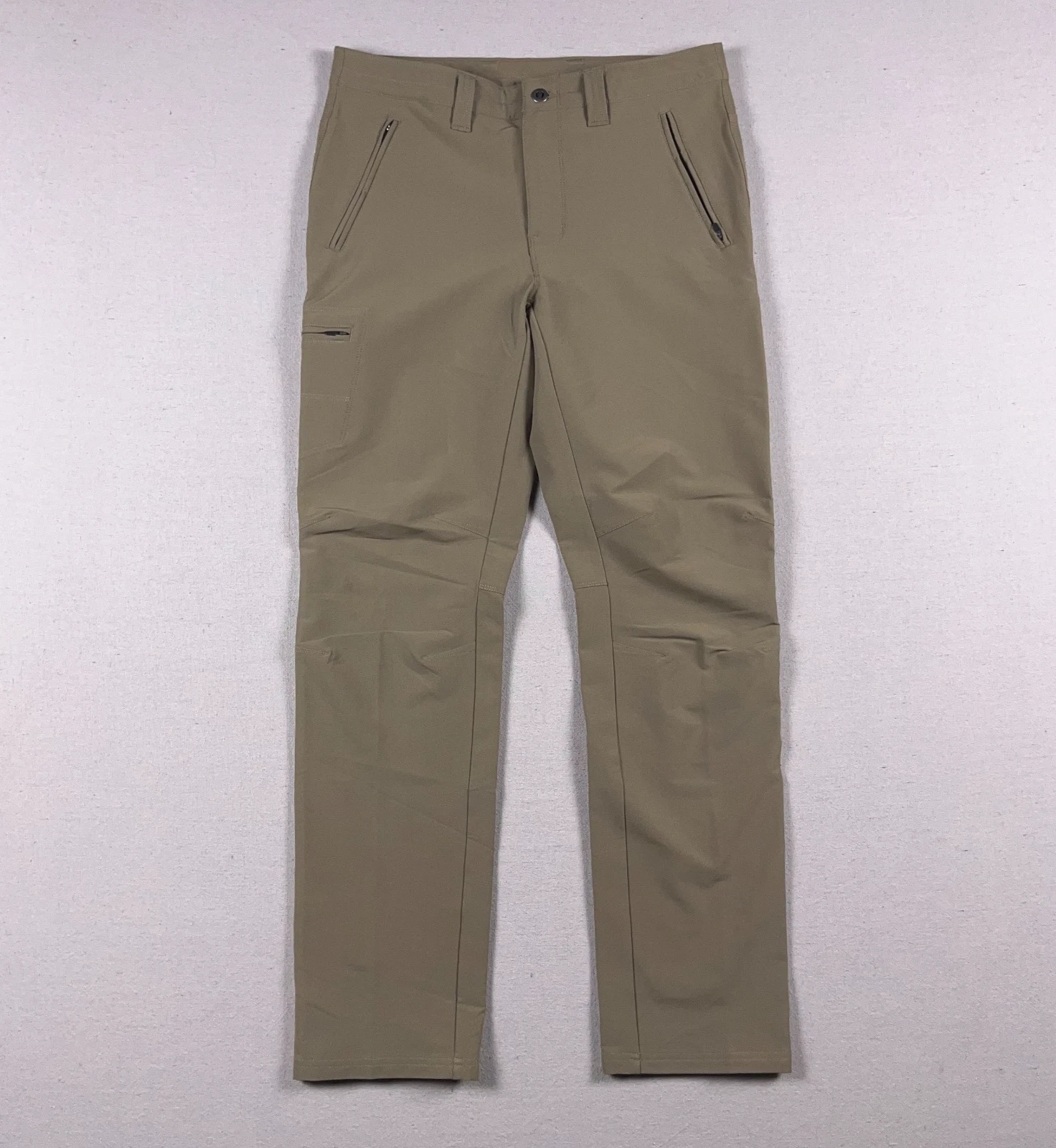 Patagonia Sidesend Pants Mens 33x33 Tan Zip Pockets Outdoors Hiking