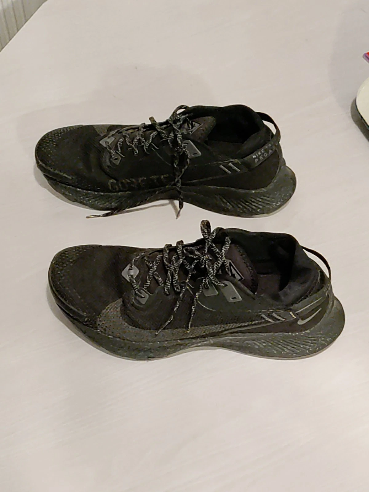 Sz 13- NIKE MENS PEGASUS TRAIL 2 GTX ‘BLK MTLC GRAY’ [CU2016-001] NO BOX
