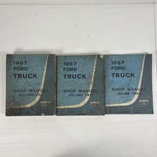 1967 Ford Truck Shop Manual Set F100 F250 F350 Bronco Oem Service 3 Vol
