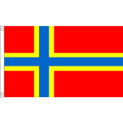 8 Fuß x 5 Fuß RIESIGE Orkney National Polyester Banner Drapierung Flagge 
