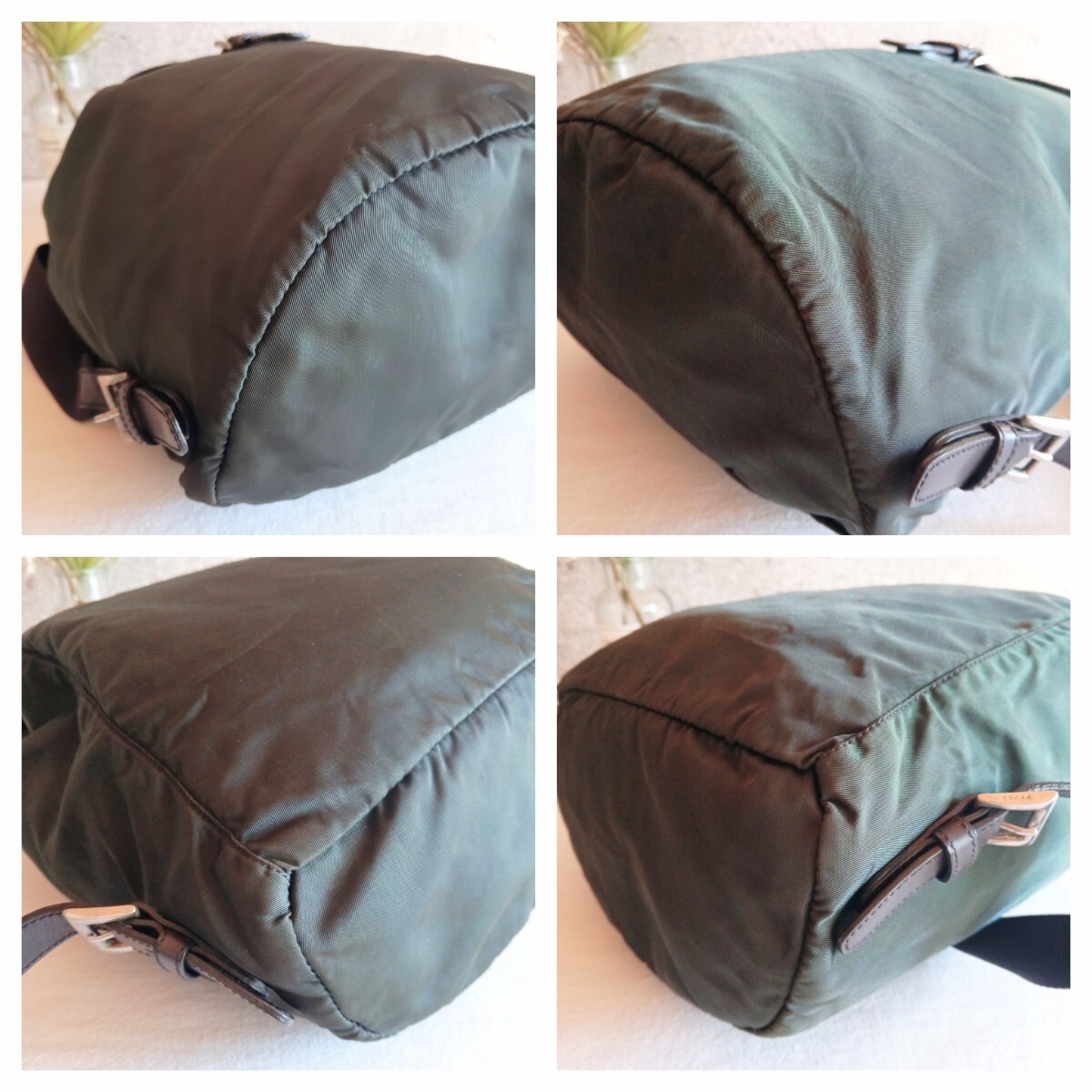 Good Condition PRADA Old Nylon Drawstring Backpac… - image 4