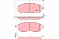 Bremsscheiben-BremsbeläGe-Kit TRW Automotive GDB3392 FüR OE 41 06 000 23R