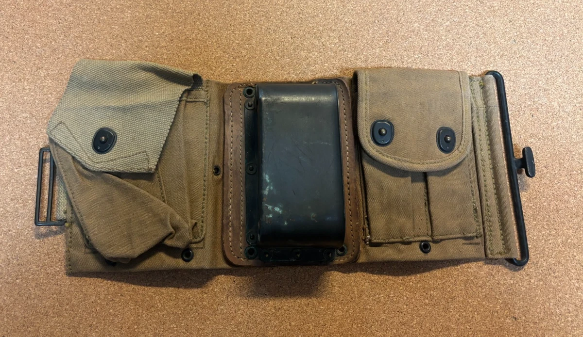 米軍実物　WW1 WW2 M1918 BARガンナーベルト 送料無料 BAR Belt Indiana Original WWI US Personal & Field Gear for sale | eBay