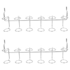 2 Pcs Heavy Duty Utility Hooks for Pegboard Multi Ring Tool Hanging Tools