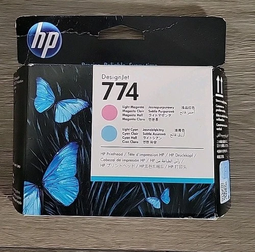 HP 774 Lt Magenta/Lt Cyan DesignJet Printhead, P2V98A