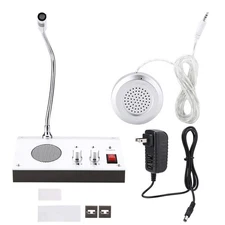 Intercom Dual Way System,Mic Speaker Window Counter Drive Thru Speaker Throug...