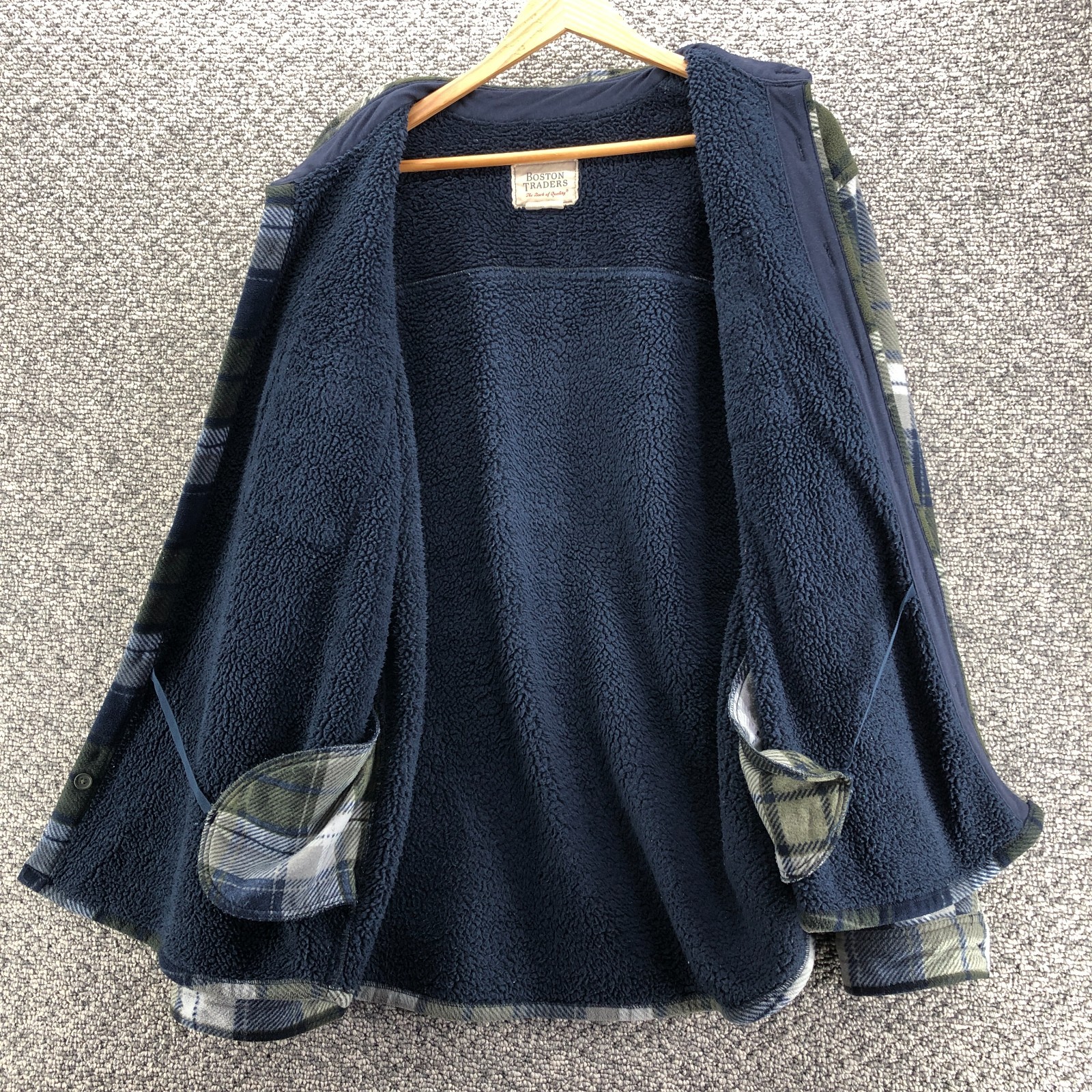 Boston Traders Plaid Shacket Jacket Multicolor Me… - image 5