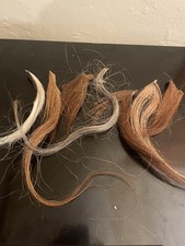 CHESTNUT  SECTIONS NATURAL HORSE HAIR SUITABLE TOY HORSE ARTS CRAFTS 2606