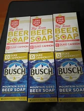 Duke Cannon Lot Of 6 Big Brick Of Soap Busch And Lone Star