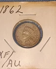 1862 INDIAN HEAD PENNY CENT