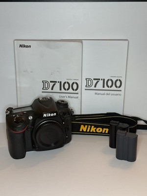 Nikon D7100 Digital SLR Camera Black; Used, With Batteries x2, Chargers, Strap