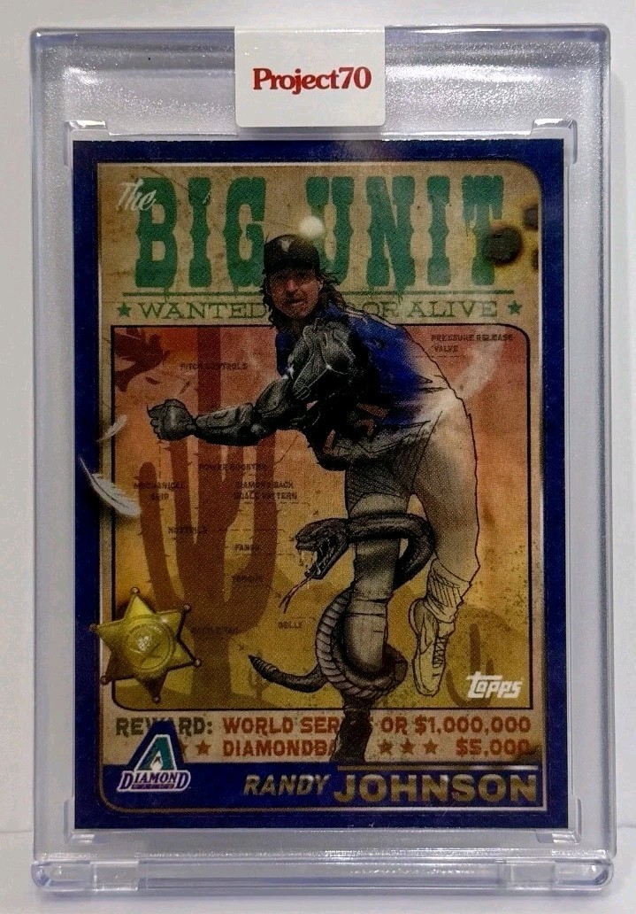 2021 Topps Project 70 #318 Randy Johnson  The Shoe Surgeon /  Big Unit Mariners 