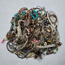 10lb Bulk Junk Jewelry Lot Mixed Resale Crafting Watches Necklaces Bracelet 3002