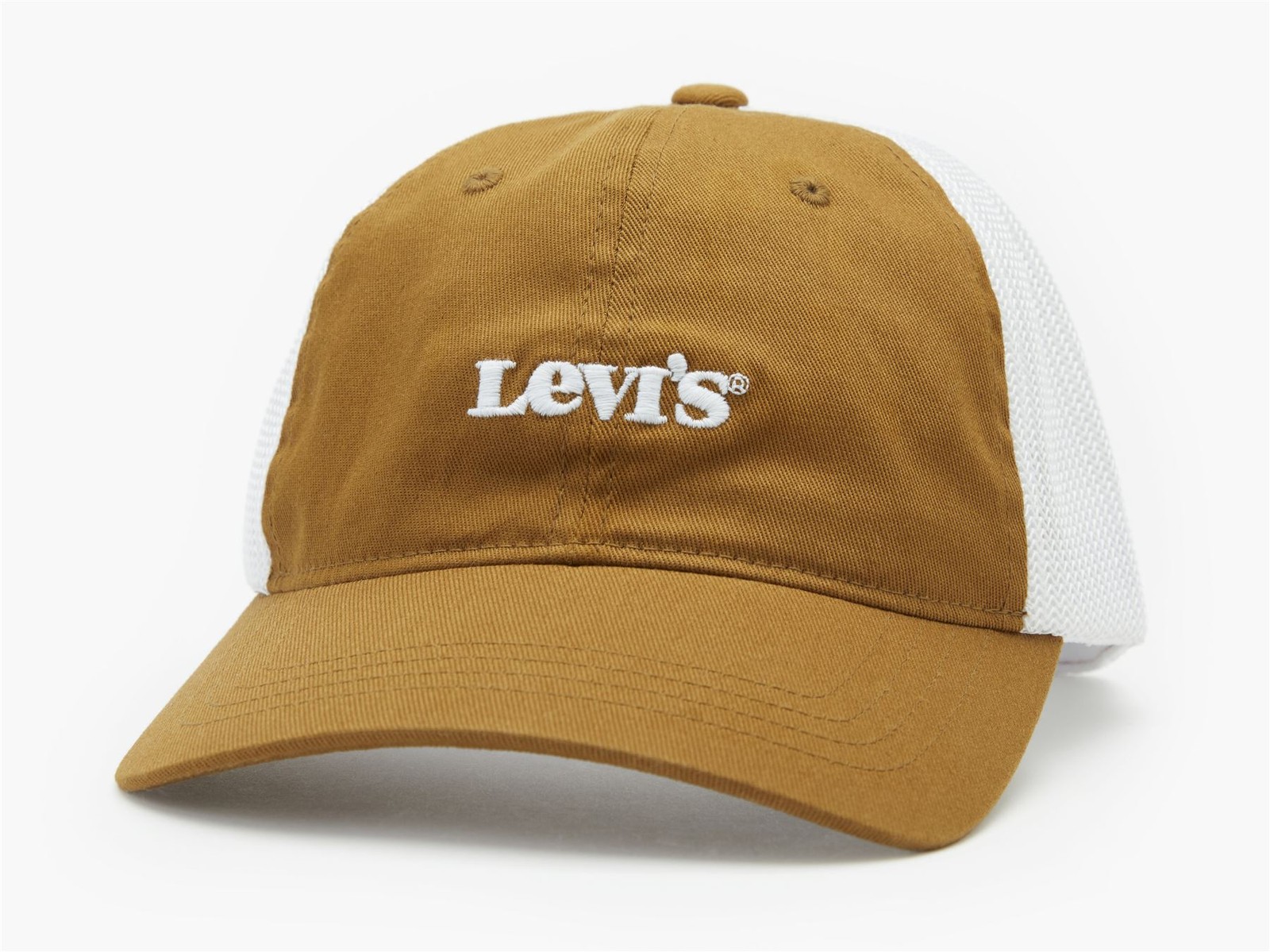 Levis Cap Trucker Mens Snapback Vintage Logo khaki