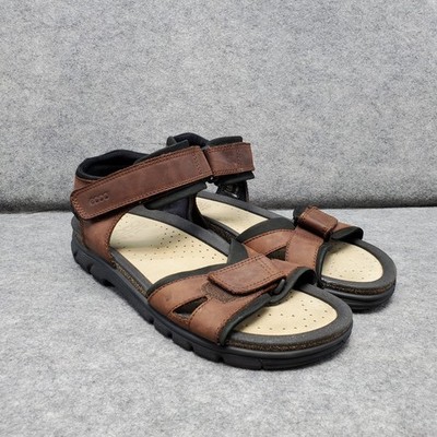 ECCO Sandals Men's Size 45 M Brown Cosmo Shoe Outdoor Hiking Trail Comfy Cork