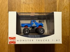 Top: Busch 48213 Chevrolet Pick Up Monster Truck Mountain Monster Automodell H0!
