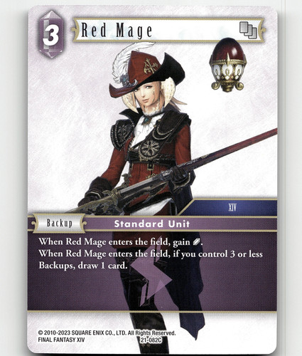 Final Fantasy Red Mage - 082C - Beyond Destiny | eBay