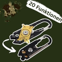 Multitool 20-In-1 SchlüSselanhäNger Karabiner Outdoor Camping Survival Werkzeuge