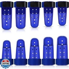 BBTO 10 Pcs Mallet Finger Splint Thumb Splint, 5 Sizes Finger Support Brace S
