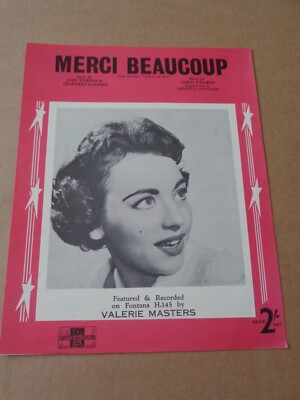 Valerie Masters - Merci Beaucoup Noten