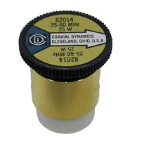 Wattmeter Element Slug 25 Watts  25-60 MHz Bird 43 Coaxial Dynamics 82014 (25A)